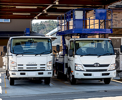資格、認定証、受賞・表彰歴、保有車種、設備