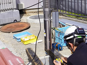 深井戸ポンプ更新工事