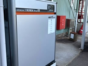スクリュー圧縮機設置工事